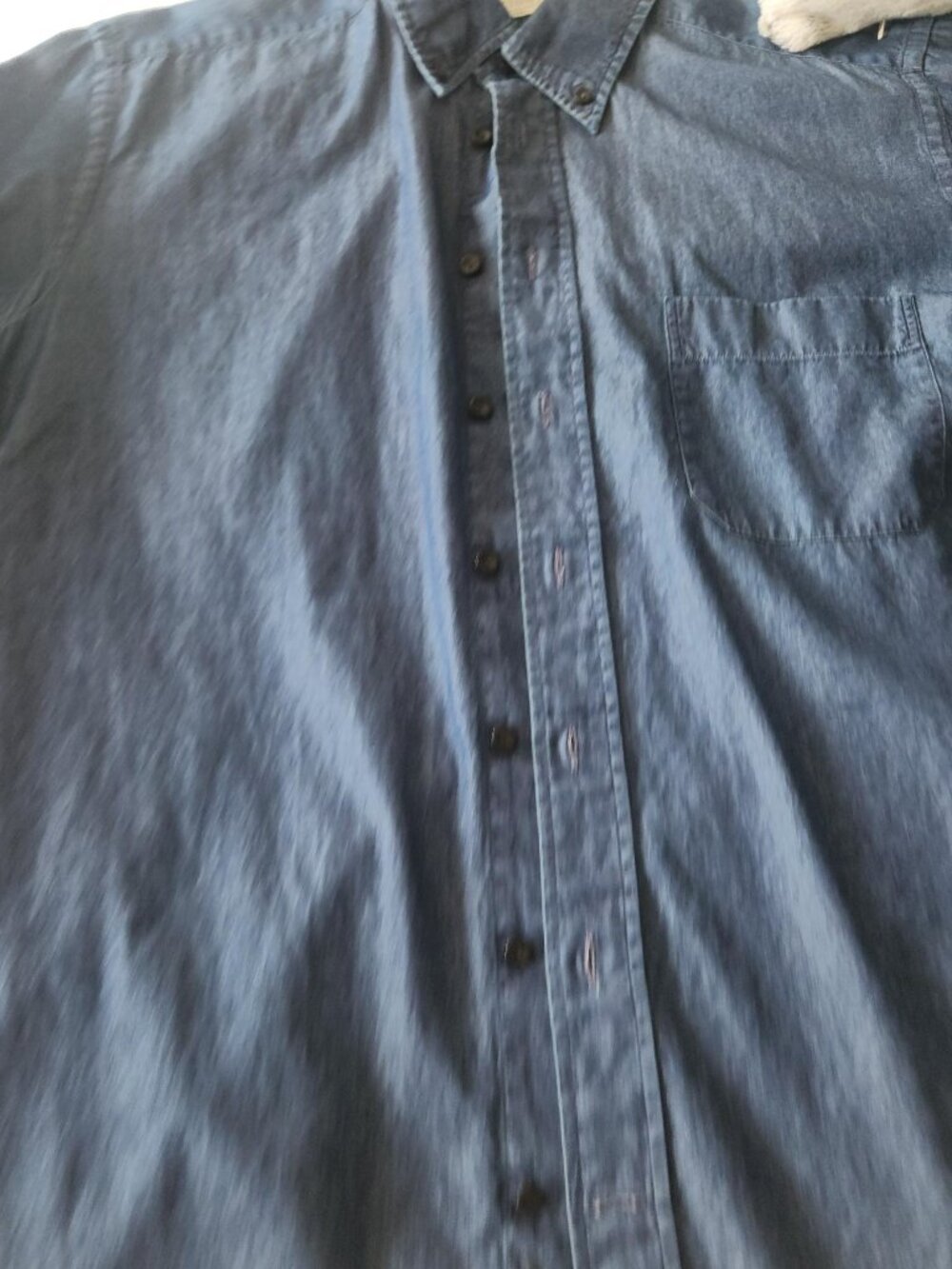 Mens lightweight denim shirt. Eton brand.